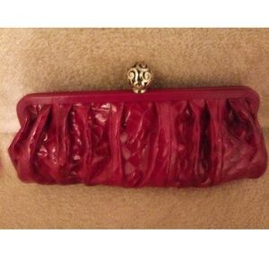 Brighton "City" Berry Clutch NEW in Box